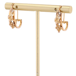 Boucles d'oreilles Dormeuses en or rose
