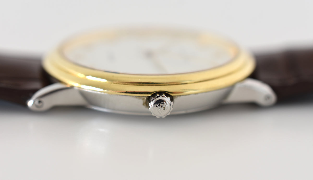 Montre BLANCPAIN Villeret Réf. 0095-1318, en acier et or jaune  Cal. 9513 Automatique, vers 1990.