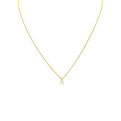 Collier Pendentif TIFFANY & CO Tiffany Solitaire en or rose et diamant