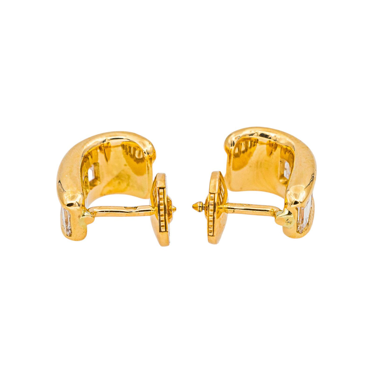 Boucles d'oreilles Or jaune Diamant