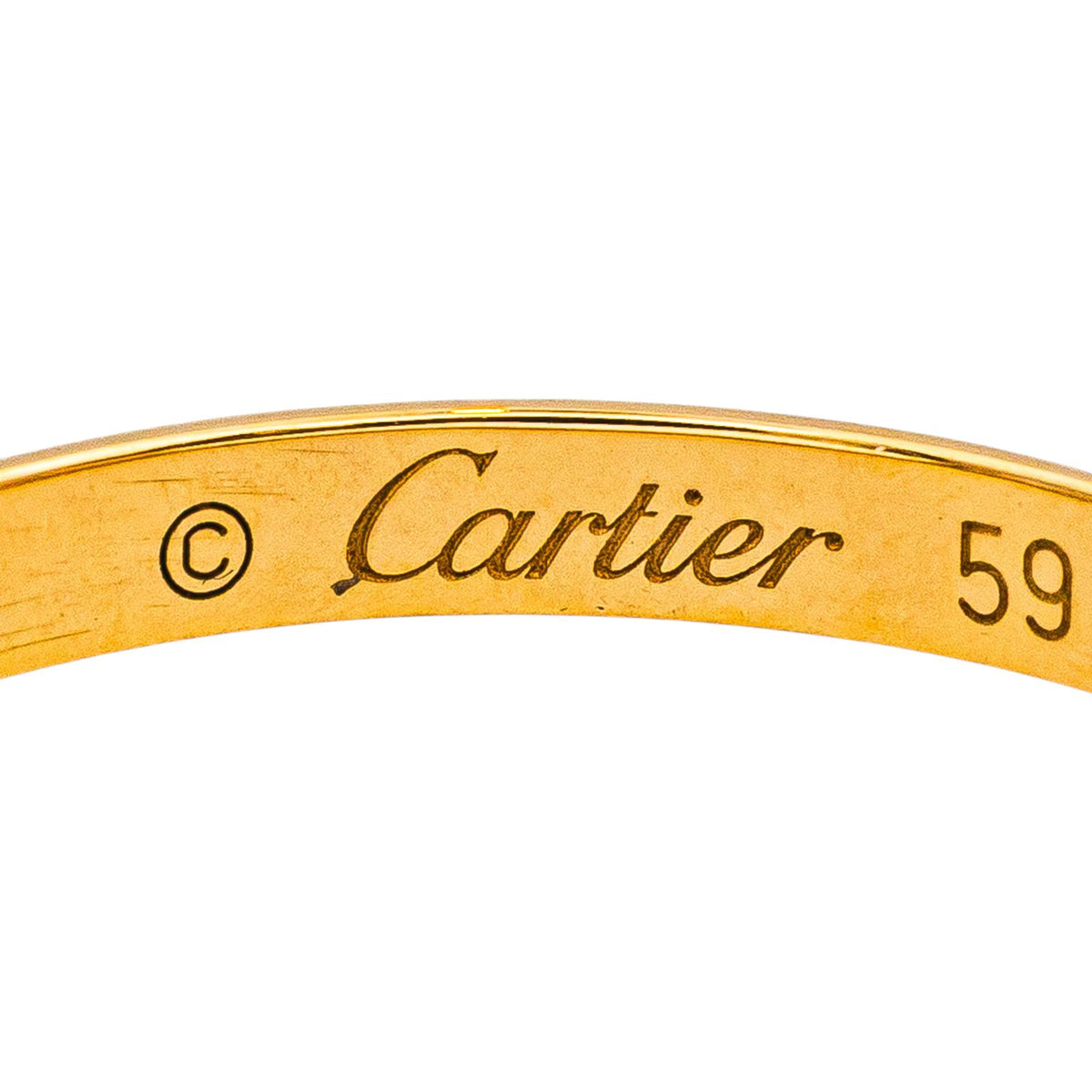 Cartier Bague Alliance 1895 Or jaune