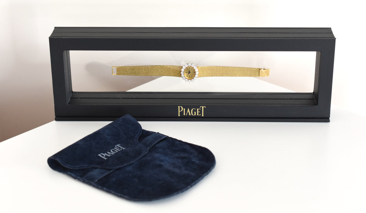 Montre PIAGET en or jaune et diamants
