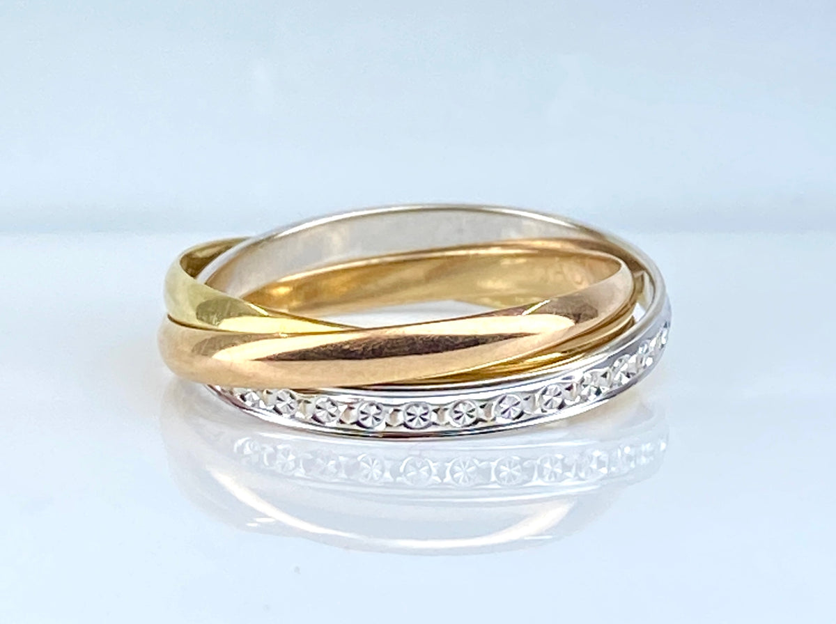 Bague en ors de couleurs