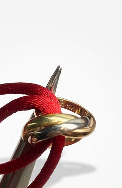 Bracelet CARTIER Trinity en or blanc, or jaune et or rose
