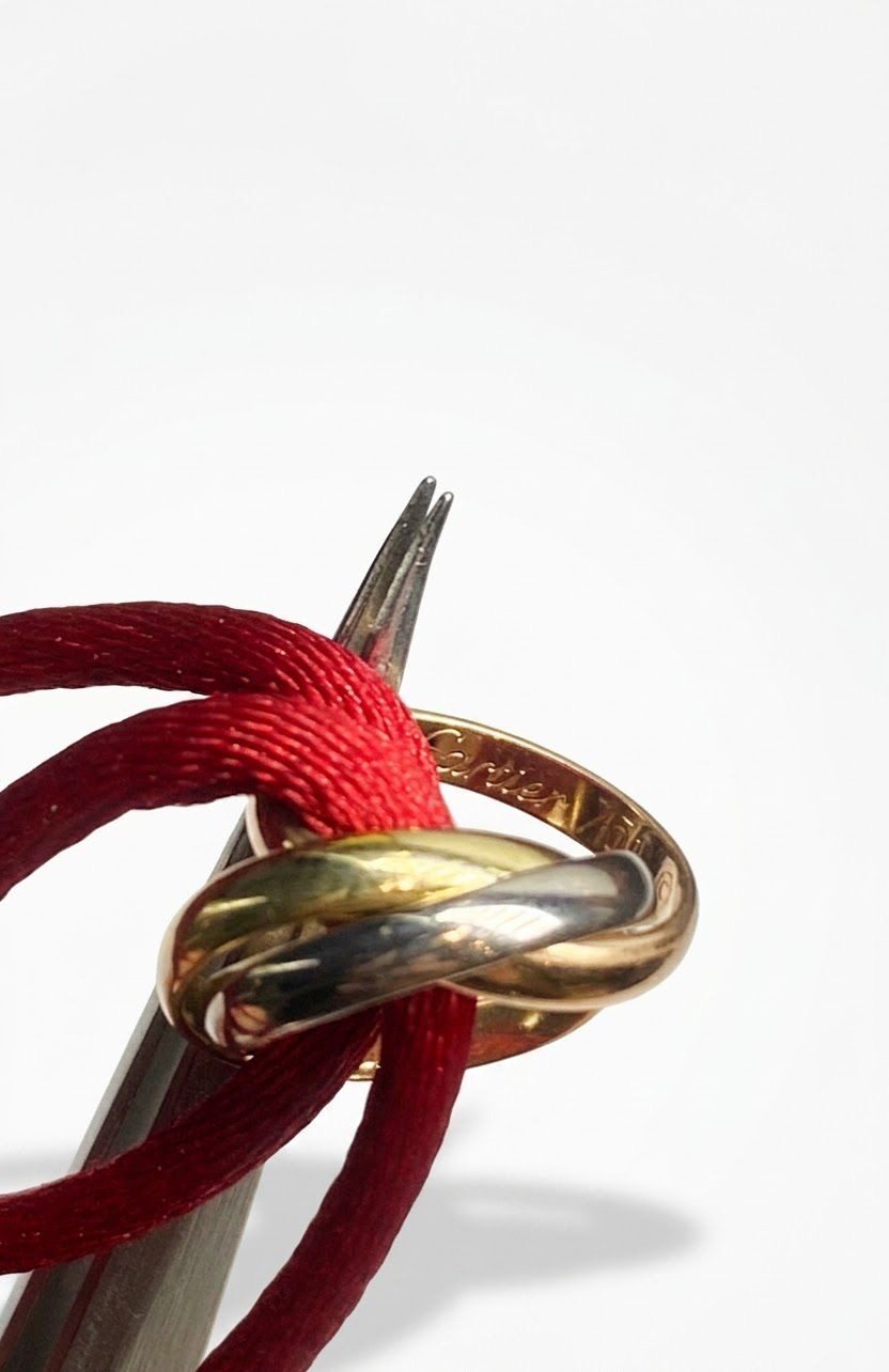 Bracelet CARTIER Trinity en or blanc, or jaune et or rose