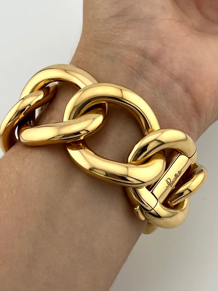 Bracelet POMELLATO "Tango" en or jaune et diamants