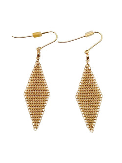 Boucles d'oreilles Pendantes TIFFANY & CO. en or jaune et diamants