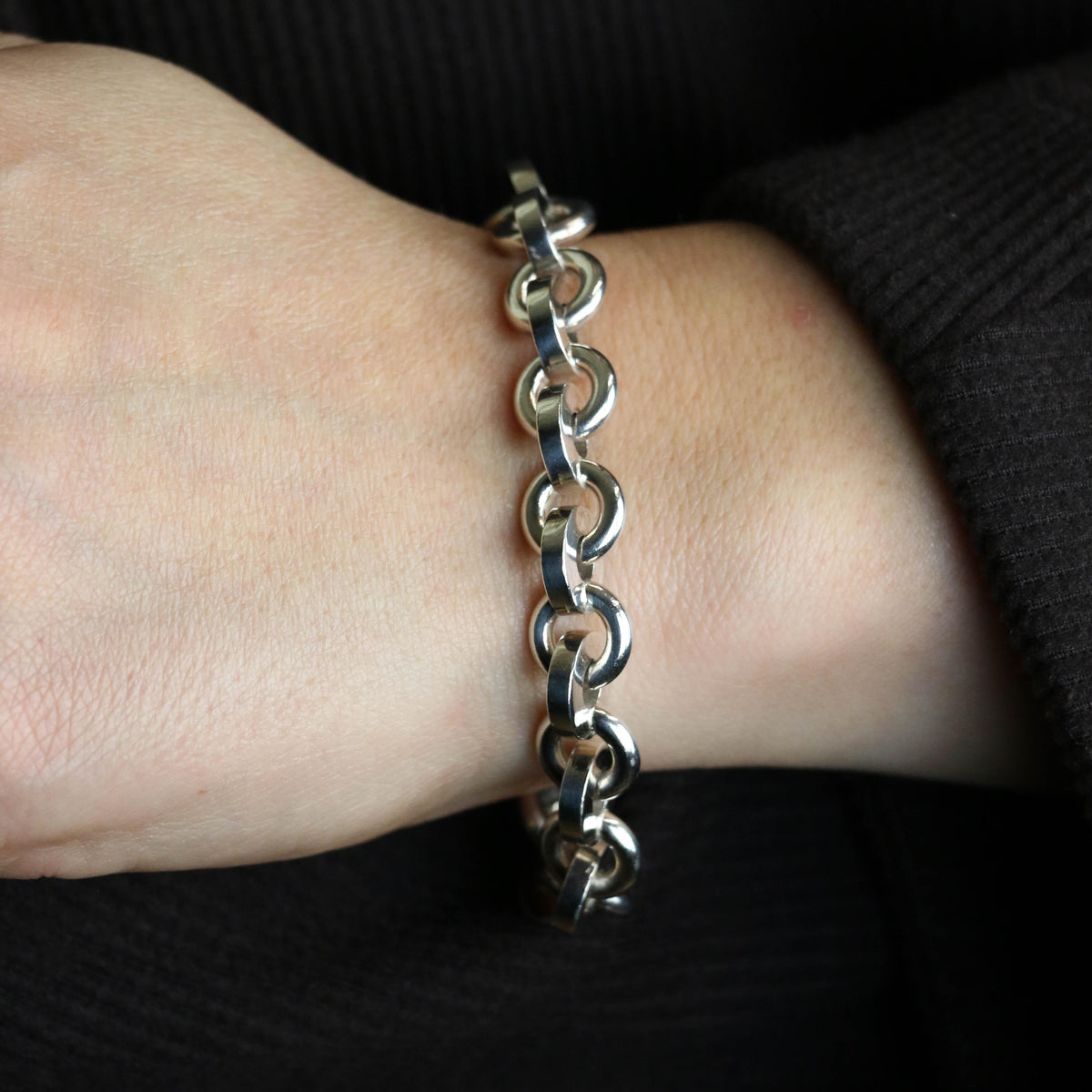 Bracelet Maille HERMÈS Voltige en argent