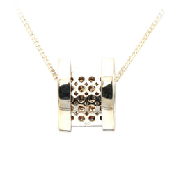Pendentif en or blanc et diamants
