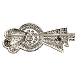 Broche Épingle en or blanc et diamants