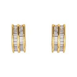 Boucles d'oreilles Or jaune Diamant