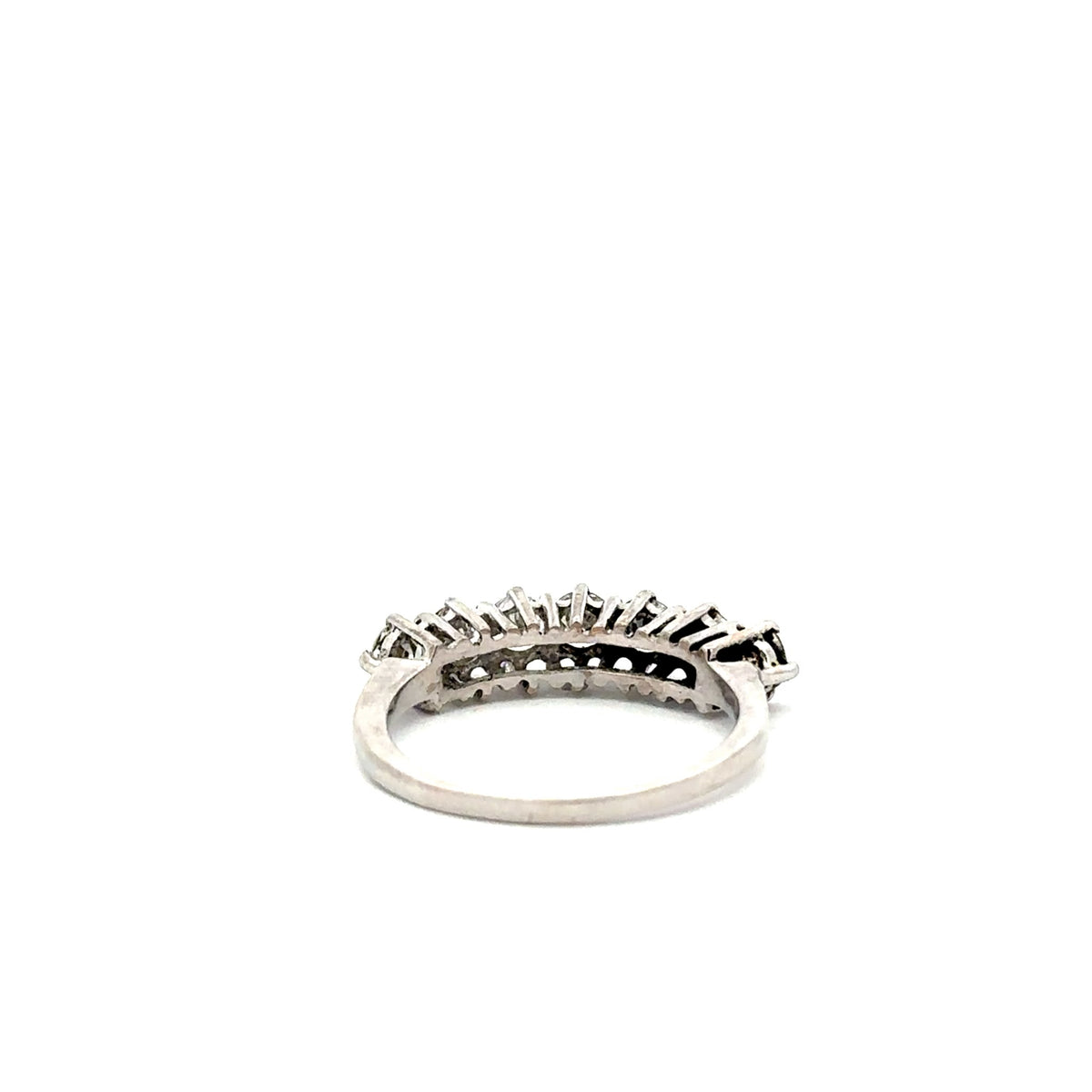 Bague Alliance en or blanc et diamants