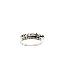 Bague Alliance en or blanc et diamants