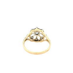 Bague Cocktail en or jaune et diamants