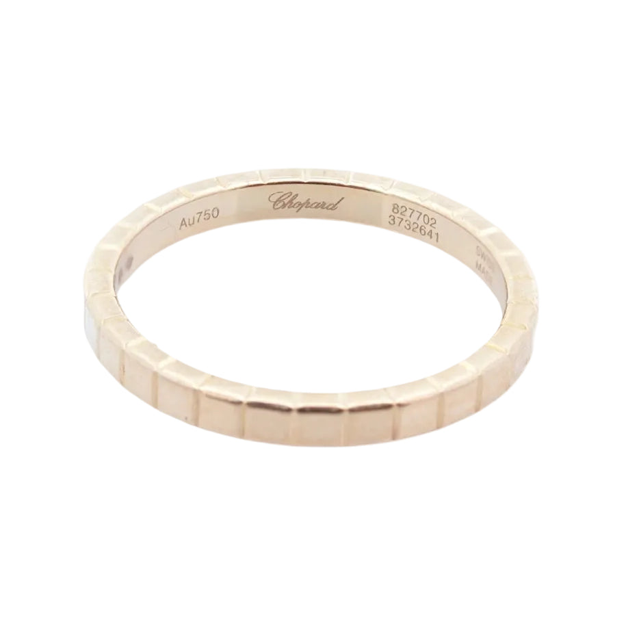 Bague Alliance CHOPARD "Ice Cube" en or jaune