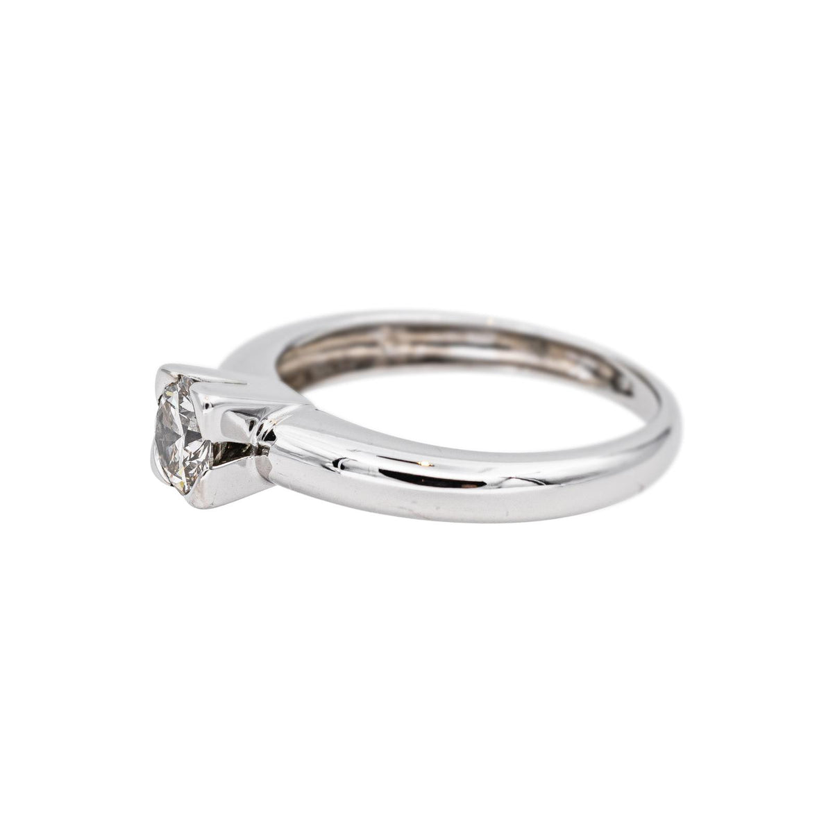 Bague Solitaire Or blanc Diamant