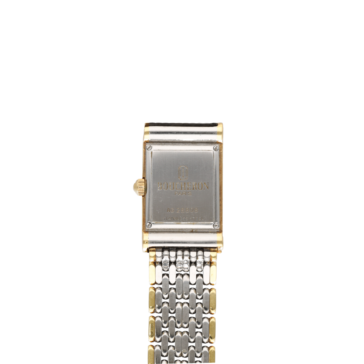 Montre BOUCHERON "Reflet de dame" en or jaune et acier