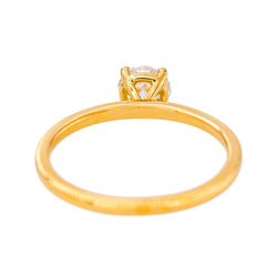 Bague Solitaire Or jaune  Diamant