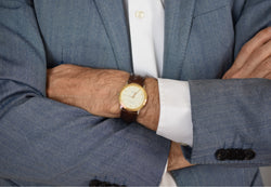 Montre BLANCPAIN Villeret Réf. 0095-1318, en acier et or jaune  Cal. 9513 Automatique, vers 1990.