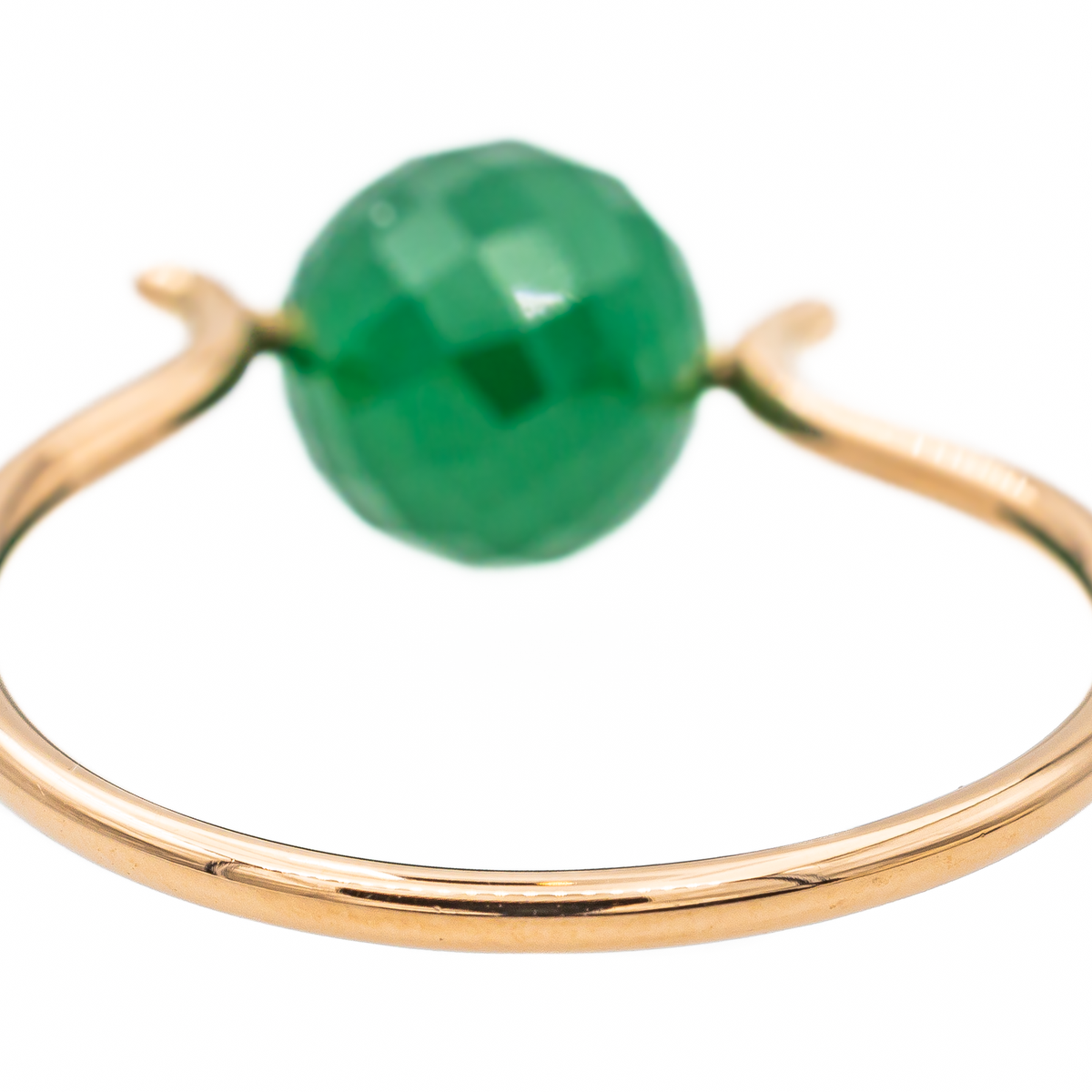 Bague Or rose Agate