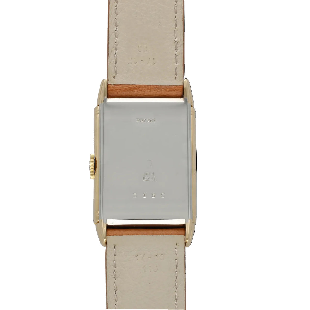 Montre JAEGER LECOULTRE Reverso Vintage en or blanc, or jaune et cuir