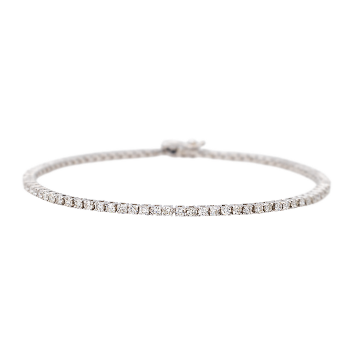 Bracelet Ligne Or blanc Diamant