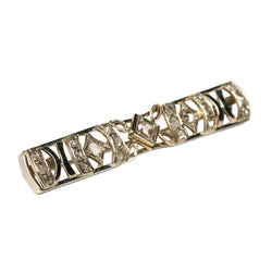 Broche Barrette en or blanc et diamants