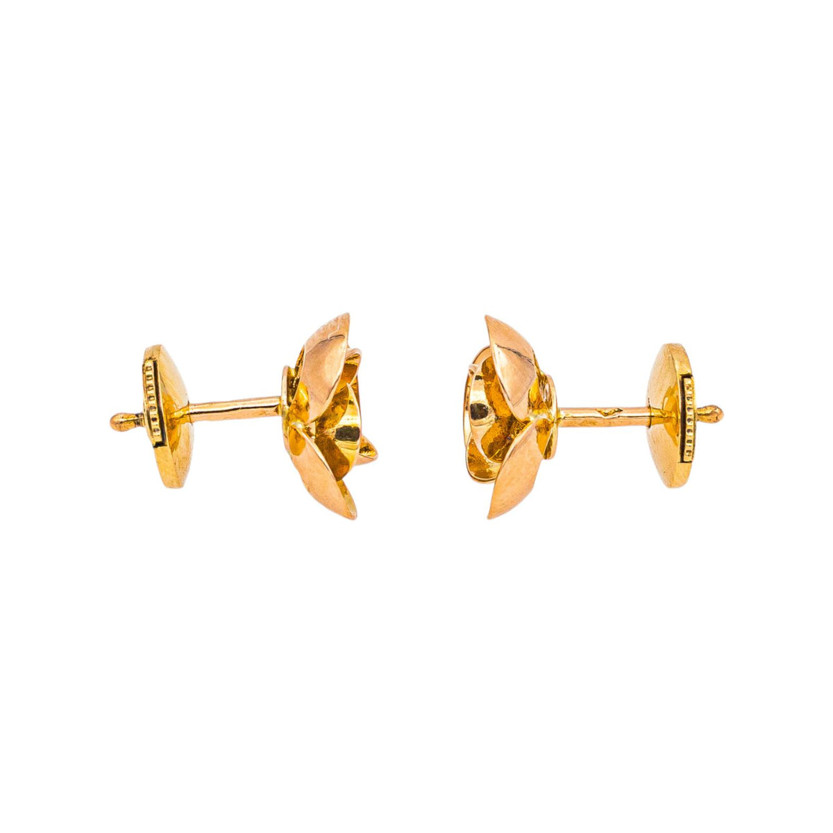 Boucles d'oreilles Puces Or rose