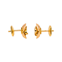 Boucles d'oreilles Puces Or rose