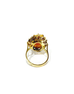 Bague Camée en or rose