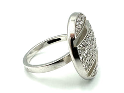 Bague Cocktail CHAUMET "Class One Croisière" en or blanc et diamants