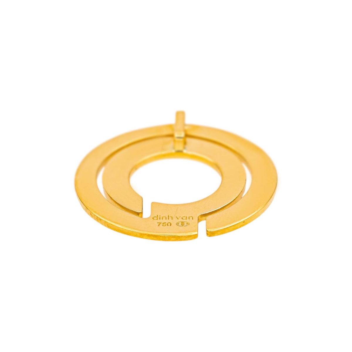Dinh Van Pendentif Seventies Or jaune