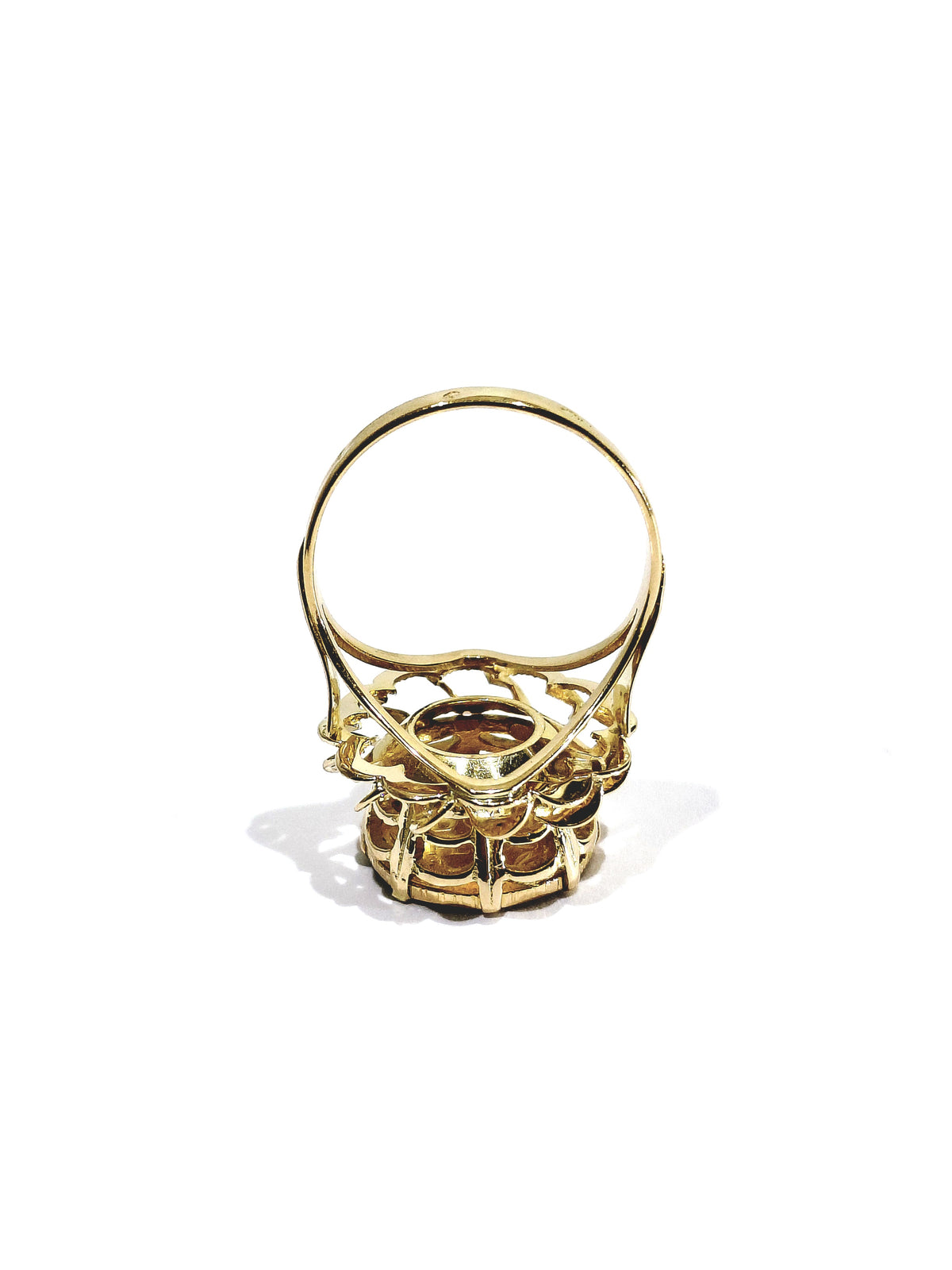 Bague or jaune Dos Pesos