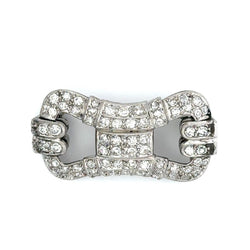 Broche Épingle en or blanc et diamants