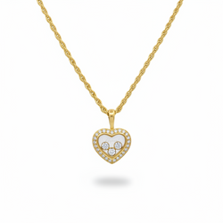 Collier CHOPARD Pendentif Coeur - Happy Diamond