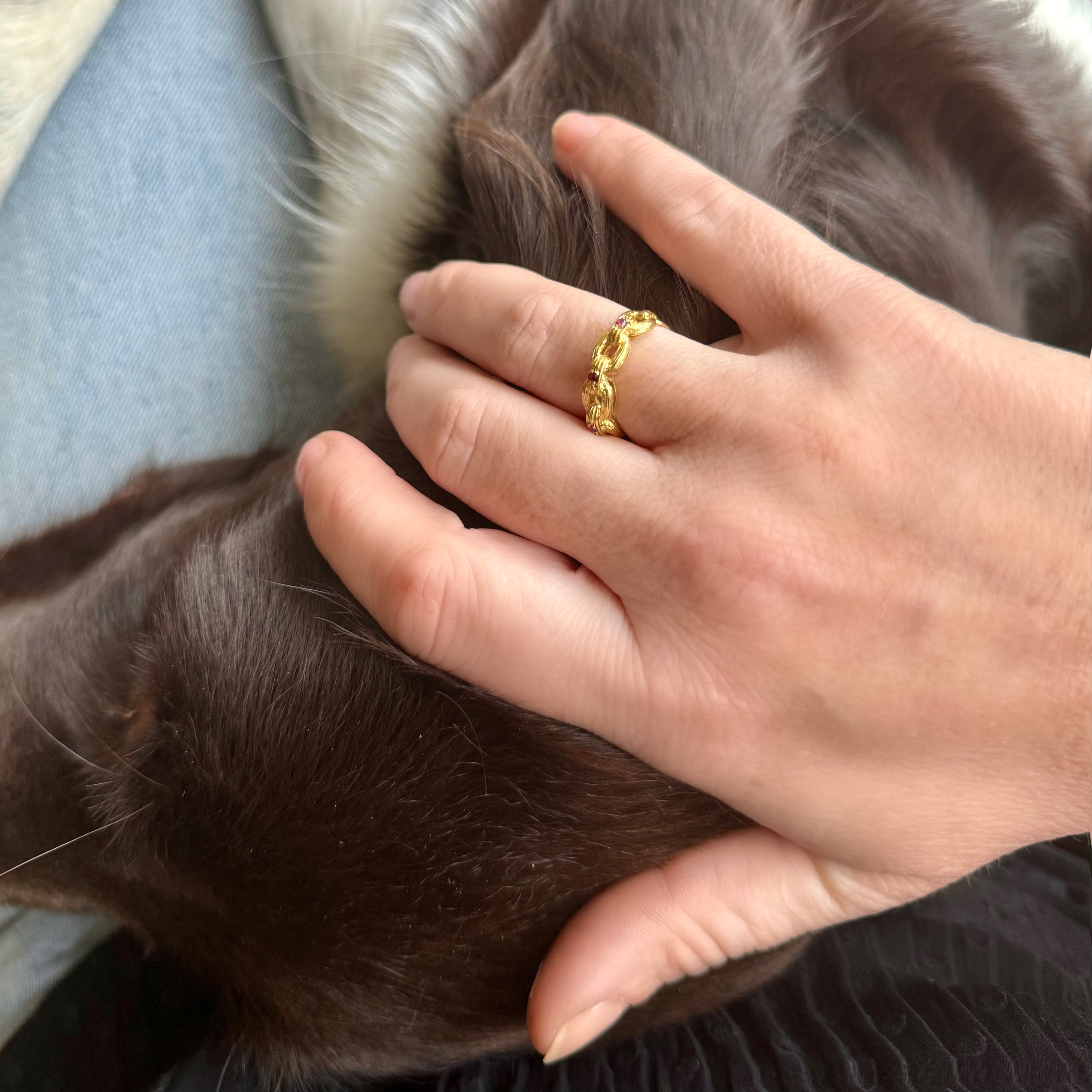 Bague chaine