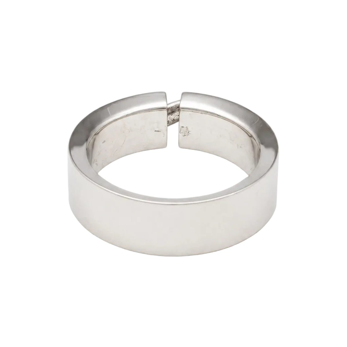 Bague Bandeau CHAUMET "Liens" en or blanc et diamants