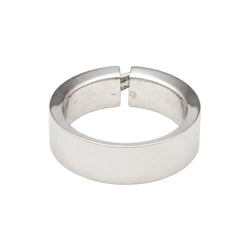 Bague Bandeau CHAUMET "Liens" en or blanc et diamants