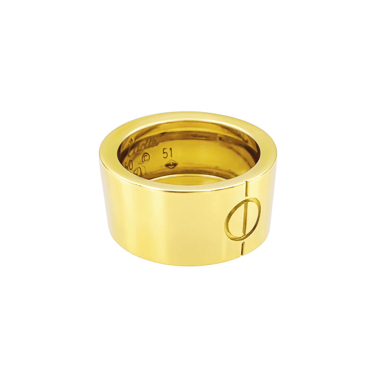 Bague Bandeau CARTIER "Love" GM en or jaune