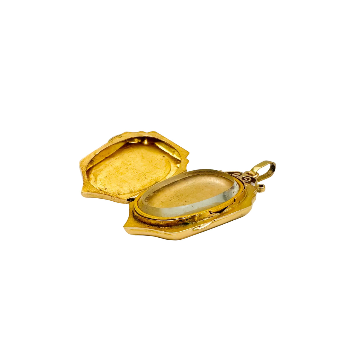 Pendentif Médaillon Ancien en or jaune