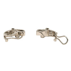 Boucles d'oreilles Clips en or blanc et diamants