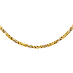 Collier Maille torsadée Or jaune