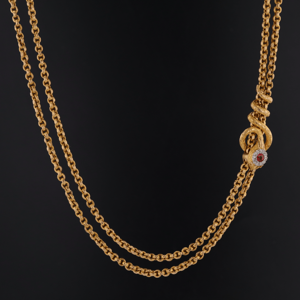 Collier Sautoir en or jaune