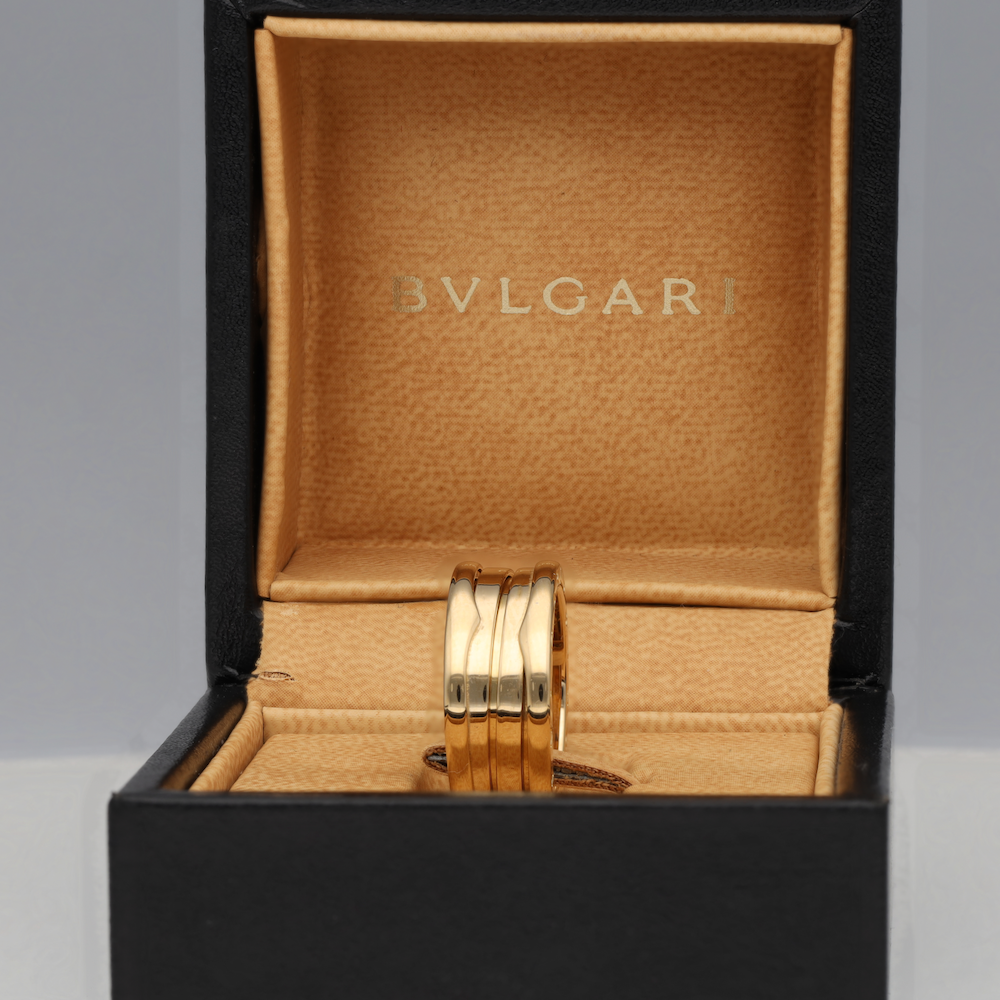 Bague Bandeau BULGARI "B.Zero" en or jaune
