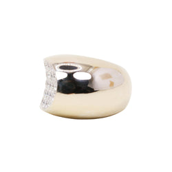 Bague Jonc FRED Candy en or blanc et diamants