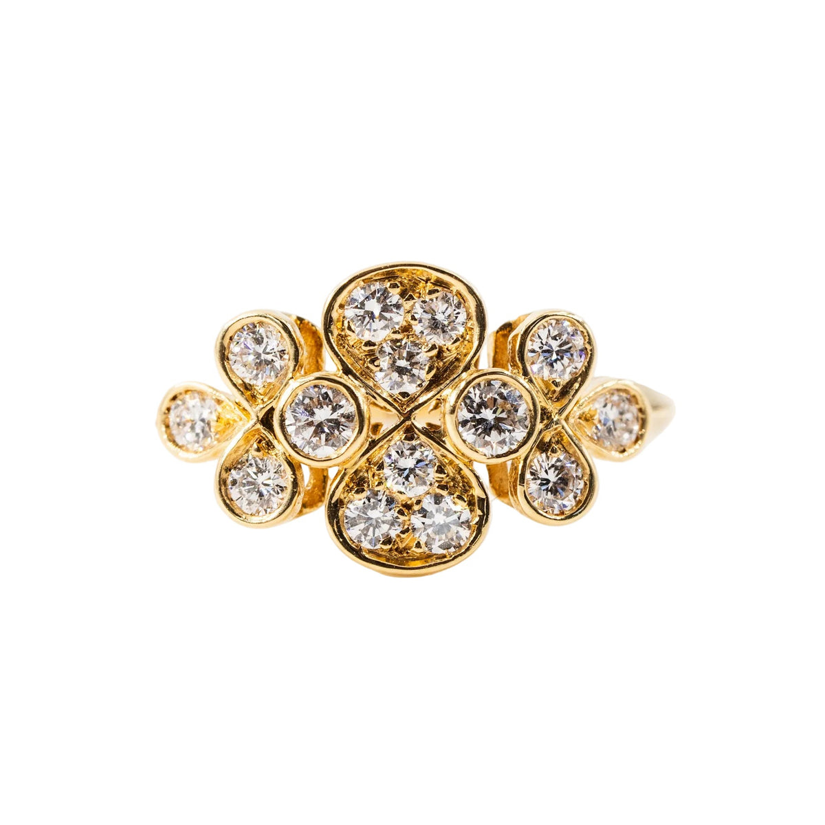 Bague CARTIER en or jaune et diamants