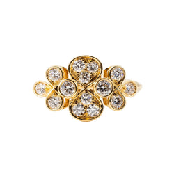 Bague CARTIER en or jaune et diamants