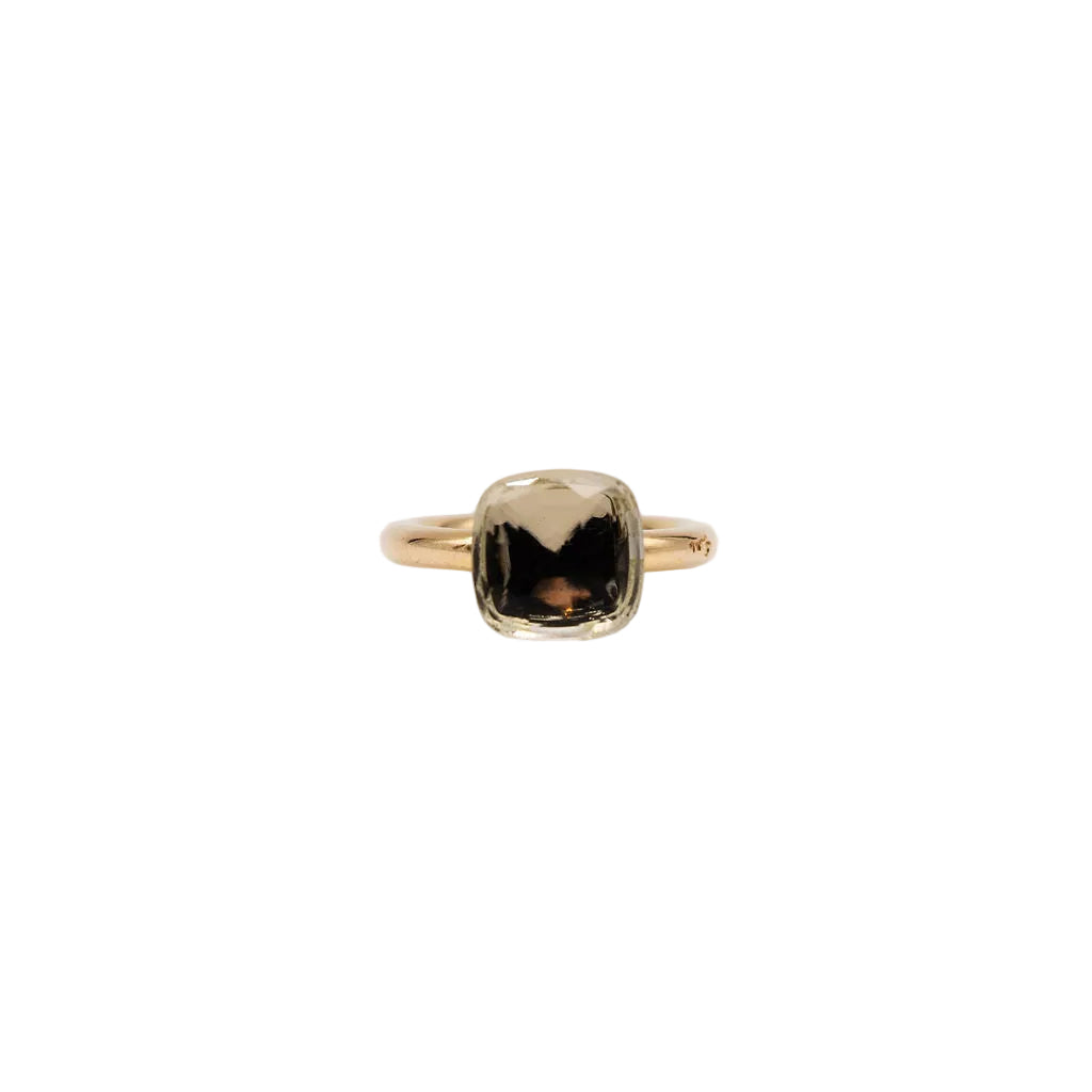 Bague POMELLATO Nudo Classic Maxi en or jaune et topaze