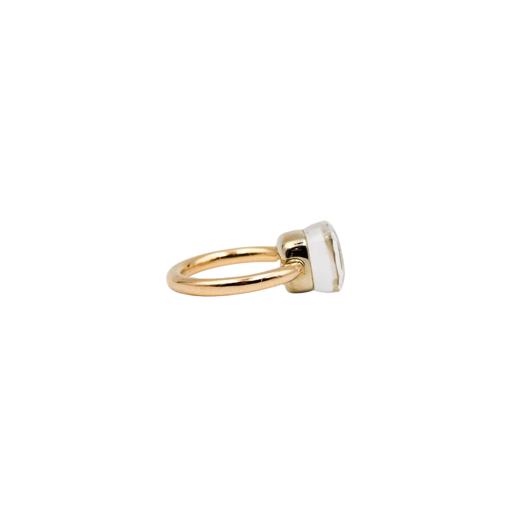 Bague POMELLATO Nudo Classic Maxi en or jaune et topaze