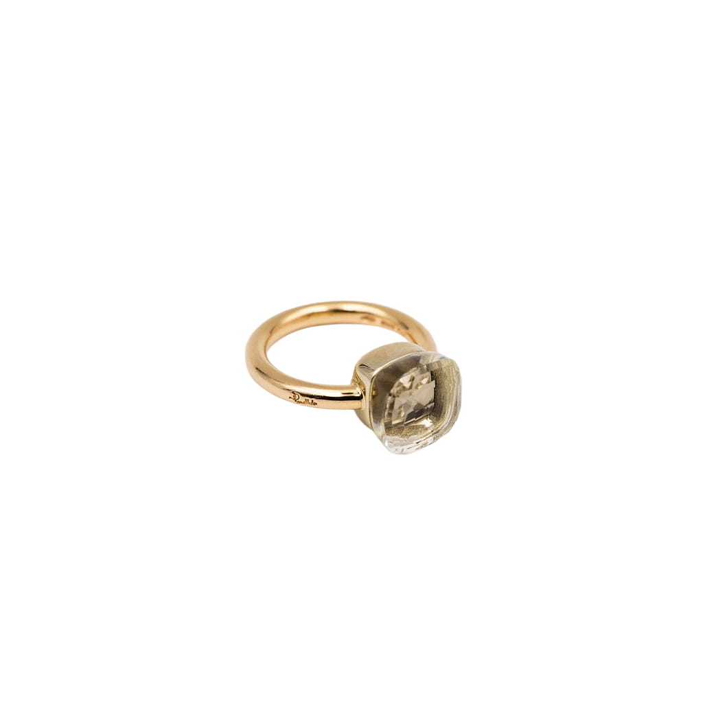 Bague POMELLATO "Nudo Classic" en or jaune et topaze